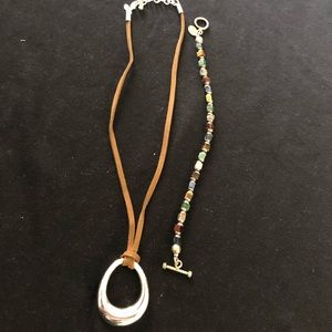 Necklace/earring set, bracelet/earring set